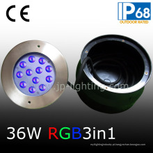 Assimétrico 36W RGB LED Waterproof Piscina Luz (JP948126-AS)